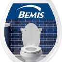 Bemis 70 Durable Plastic Toilet Seat, Round, White