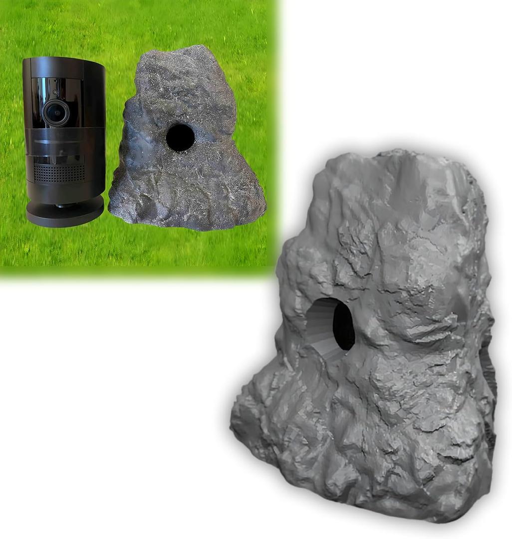Camera Disguise Stone for Ring Security Cameras, Outdoor Camera Disguise Protection, Decorative Stone Housing, Security Camera Concealment