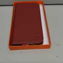 SHIELDON Genuine Leather Case Wallet for iPhone 17 Pro 5G 6.3" | RFID Blocking Credit Card Holder | Magnetic Closure | Folio Cover | Kickstand | TPU Soft Phone Shell 2025 | Wine Red