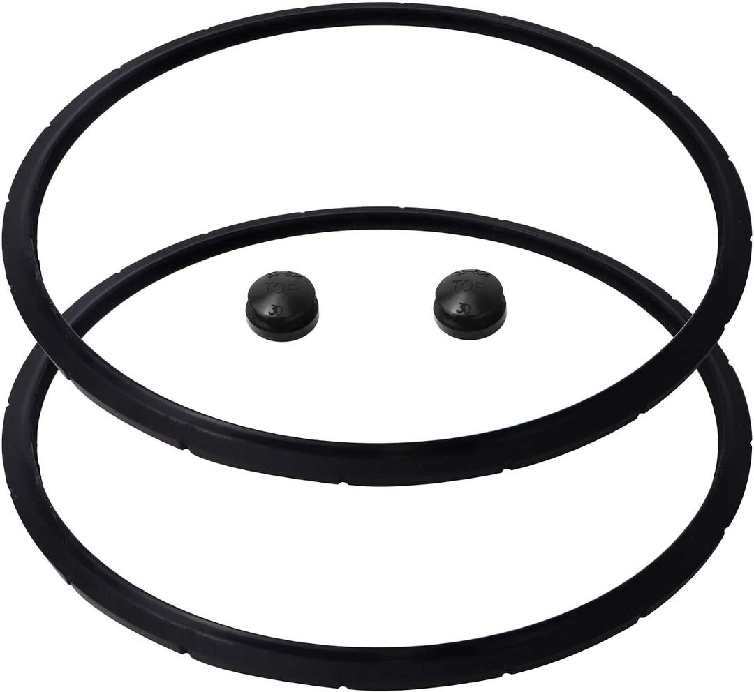 2Pack 09985 for presto Pressure Canner Sealing Ring Gasket 01745 01751 01755 01781 01782 01784 presto Pressure Cooker 16 18 23 Quart Including 2 Overpressure Plug 23 quart Pressure Canner Parts