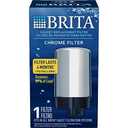 Brita CHROME FAUCET REPLACEMENT FILTER for BRITA ON TAP WATER FILTRATION SYSTEMS 2 Count