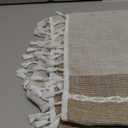 Deep Dream Tablecloths, Waterproof Table Cloth, Linens Wrinkle Free Anti-Fading, Rustic Table Cover Decoration for Kitchen Dinning Party Christmas (Square, 55''x55'', 4 Seats, Light Coffee)