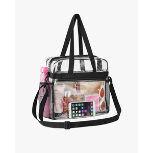 Oraben Clear Bag for Stadium Events 12x6x12 Clear Tote Bag for Women Transparent Lunch Bag for Work Sports Concert