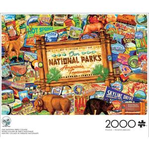 Buffalo Games - Kate Ward Thacker - Our National Parks Collage - 2000 Piece Jigsaw Puzzle for Adults - Challenging Puzzle Perfect for Game Nights - Finished Size is 38.50 x 26.50
