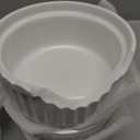 LE TAUCI Ramekins 8 OZ Oven Safe, Creme Brulee Ramekins, Pudding Custard Cups Souffle Ramiken, Dipping Sauce Dishes, Ceramic Ramekin Bowls Set of 6, White