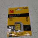 Kodak SDXC Card 256GB UHS-I U3 V30 Ultra - Up to 95MB/s Max Read Speed - Write Speed 85MB/s Max - Storage of 4K Ultra HD Videos and HD Photos - SD Card