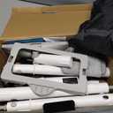 LABIGO 10-in-1 Steam Mop with Detachable Handheld Steamer, 350ml Tank, 10s Heat-Up, 248F Steam Cleaner, 3-Level Control and Swivel Head for Floors, Carpets, Tiles, BBQ grill Multi-Surface Clean White