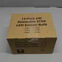 MAXvolador 11-Pack Dimmable Vintage LED Edison Bulb 60W Equivalent, 6W 850Lumens Edison Light Bulbs 5000K, ST58 Antique LED Filament Bulb, E26 Base