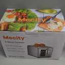 Mecity 2 Slice Toaster Touch Screen 1.5" Wide Slot, Stainless Steel Smart Bread Toaster for Bagel Muffin Waffle Gluten Free Breads, Timer, Defrost, Reheat, 120V 825W