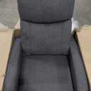 Smug Recliner Chair for Living Room, Linen Recliners, Home Theater Seating with Lumbar Support with Adjustable Backrest and Footrest, Modern Living Room Furniture with Padded Seat Backrest, Grey