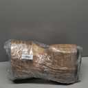 Barydat 6 Pcs Small Wicker Picnic Basket with Handle Flower Girl Baskets Oval Willow Woven Braided Gift Basket for Easter Weddings Baby Shower Home Garden Decor(9" X 7" X 4",Khaki)