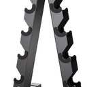 Dumbbell Rack Stand Only, Weight Rack for Dumbbells Compact A-Frame Home Gym Space Saver, 480 LBS Weight Capacity