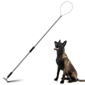 Dog Catcher Pole 61 Inches - Animal Catch Pole Heavy Duty Stainless Steel Catch and Release Pole for Cats, Dogs, Hogs, and Pigs - Animal Control Tools