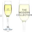 Elegant Champagne Glasses Set of 16, Long Stem Glass Champagne Flutes for Mimosa, Sparking Wine, Wedding, Party - 6 oz, Clear