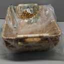 StorageWorks Hand-Woven Storage Baskets with Wooden Handles, Water Hyacinth Wicker Baskets for Organizing, 2 Pack (Large)