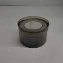 1Gallon No Spill Dog Water Bowl-3.8L Large Capacity, BPA-Free, Anti-Splash & Anti-Digging Design with Non-Slip Base for Messy Drinkers (Smoky)