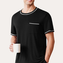 Ekouver Set of 3 T-Shirts, Blue/Black/Gray, Size XL