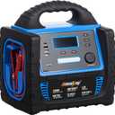2400A Car Battery Jump Starter and Portable Power Station Starts 8.0L Gas & 8.0L Diesel 6-in-1 Jump Starter with Air Compressor 100 PSI Tire Inflator 400 Watt Inverter AC/DC/USB Outlets