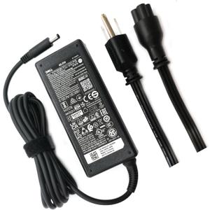 Dell 65W 4.5mm tip Laptop Charger,Latitude 3320 3330 3340 3420 3430 3435 3440 3450 3520 3530 3535 3540 AC Adapter, Black, DA65NM191