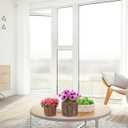 YARNOW Wood Bark Flower Pot, 8 Pcs Tree Stump Planter Pot for Succulents, 2 Sizes, Light Brown Wooden Buckets for Indoor and Outdoor Use