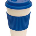 Eco Mug Reusable Travel Coffee Mug 16oz Blue Soft Grip BPA Free Insulated Fill Brew Eco Mug BPA Free 16 Oz