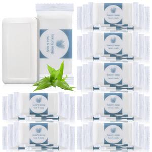 Kacctyen 1000 Pcs 0.35oz Mini Bar Soap Bulk Individually Wrapped Bulk Hand Hotel Soap Bars Travel Size Toiletries for Guest Vacation Bathroom Rentals