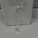 OuMuaMua 64 Pcs Glass Raindrop Christmas Ornaments Crystal Teardrop Hanging Ornaments Clear Chandelier Drop Pendant Decorations for Christmas Tree Winter New Year Party Supplies Home Decor