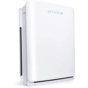 Wynd Max Home Air Purifier (Consumer Version) - App and Alexa Enabled, Smart Purification - HEPA Filter - For Home, Office, Large Spaces - 1200 sqft | Wildfire, smoke, dander, dust, odor