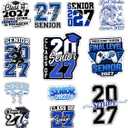 9 x 12Pcs-3" Senior 2027 Sticker Pack Cute Girly & Boy High School Stickers