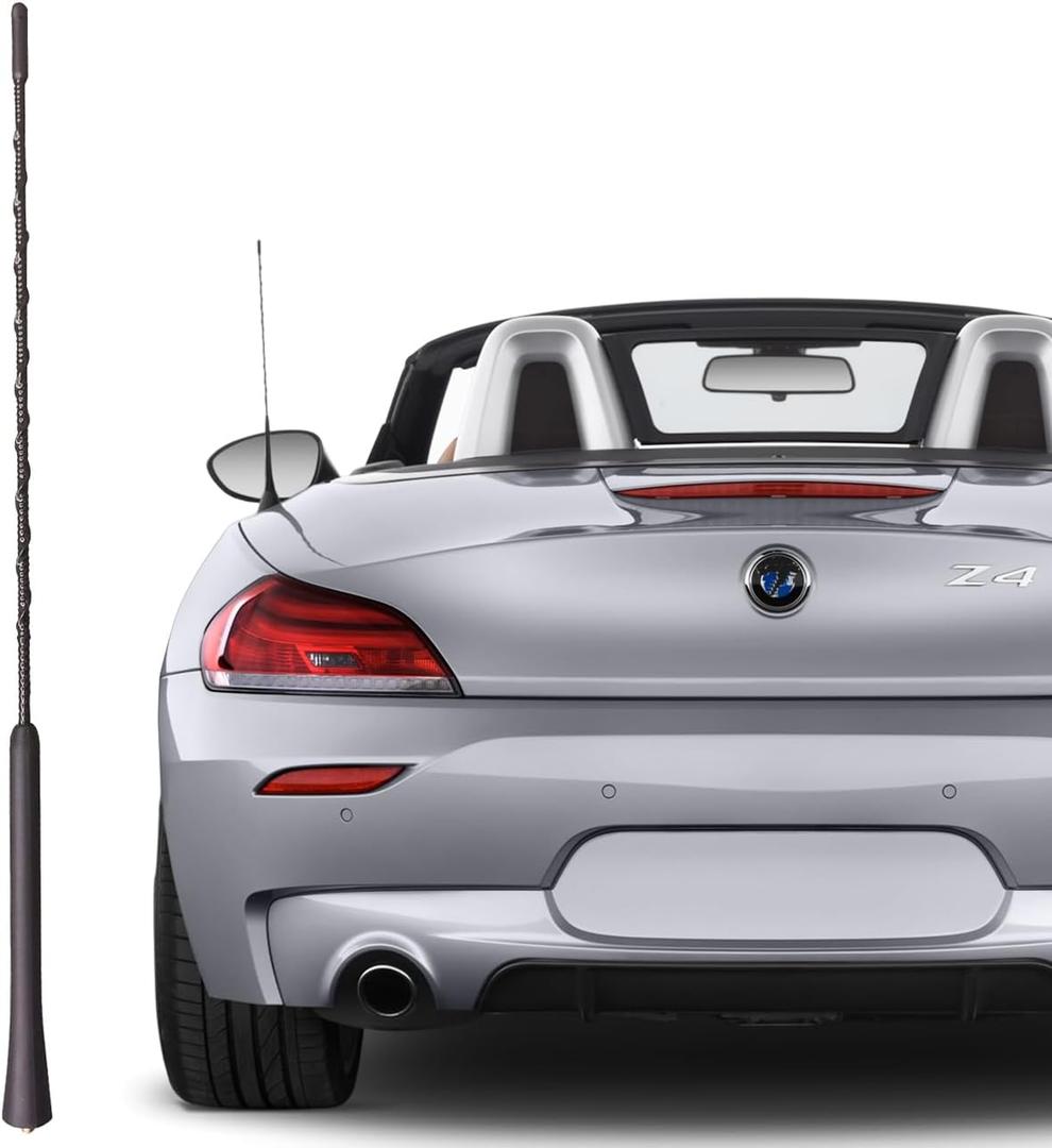 16 Inch Antenna for BMW Z4 (2002-2016), BMW Z3 (1996-2002), Flexible Rubber Antenna Replacement Mast
