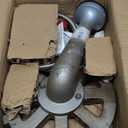 LLAMA VIVA Portable High Pressure Propane Gas Stove with Adjustable Regulator, Heavy Duty Cast Iron Burner for Outdoor Cooking, Brewing, and Backyard BBQ(200, 000 BTU)