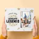 Coworker Gifts for Women Men, Retirement Picture Frame, I Work with Absolute Legends, 4x6 Inch Photo