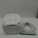 Real Feel 2-in-1 Potty with Wipes Storage, Flushing Sounds & Disposable Liners - Realistic Toilet - Easy to Clean & Assemble - Jool Baby (Aqua)