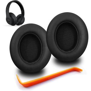 Studio 3 Ear Pads - Replacement Earpads for Beats Studio3 & Studio 2 Headphones (Black)
