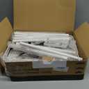 Consumest Corner Shower Caddy Standing - 3-Tier Stainless Steel Shower Organizer with Soap Holder and 4 Hooks, Large Capacity Corner Shelf Stand for Bathroom, Rest Room, White