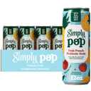 Simply POP Prebiotic Soda Fruit Punch Cans, 12 fl oz, 12 Pack, BBD: JUN 01/2026
