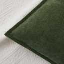 Kevin Textile Spring Waterproof Decorative Pillow Covers Moss Green 12x20 Inch Pack of 2 Soft Boucle Textured Lumbars Cushions Elegant Accent Pillows for Couch Sofa Chair Bed Indoor Outdoor