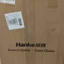 Hanke Hardside Expandable Checked Luggage, 24 Inch Top Opening Trunk Luggages with Spinner Wheels, All-PC Hard Shell Suitcase, Lightweight TSA Checked-Medium(Jet Black, 83L)