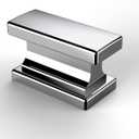 Asidrama 10 Pack Polished Chrome Kitchen Cabinet Knobs for Dresser Drawers - Zinc Hardware (Single Hole Knob)