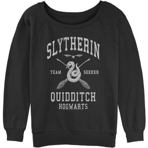 Harry Potter Women's Slytherin Quidditch Seeker (Black, L)