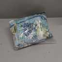 Horaldaily Easter Tablecloth 52x70 Inch Rectangular, Blue Easter Bunny Flowers Washable Seasonal Table Cover for Party Picnic Dinner Decor, 52" x 70" (Rectangular), Blue