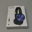 Sony MDR-ZX310AP ZX Series Wired On Ear Headphones with Mic, Blue