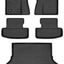 for Ford Mustang Floor Mats 2026 2025 2015-2024 Convertible/Coupe/GT/EcoBoost Models (NOT for Mach-E Models),Car Mats for Ford Mustang All Weather Floor Mats Cargo Liner Accessories 2015-2026