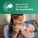 Philips Avent Natural Glass Baby Bottles with Natural Response Nipples (Medium Flow, Flow 3), 8oz, 3-Pack, SCY913/04