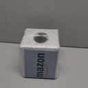 Sumnacon Square Leather Tissue Box Cover - Stylish Cube Tissue Box Holder with Magnetic Bottom, Decorative PU Tissue Box for Vanity Dresser Night Stand Table Countertop Home Office Car, Silver