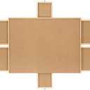 Tradeopia Deluxe Wooden Puzzle Board with 6 Drawers for 1500 Pieces Puzzles, Smooth Working Surface, Ideal Puzzle Accessories for Adult and Teen, 92 x 73 x 8.5 Cm