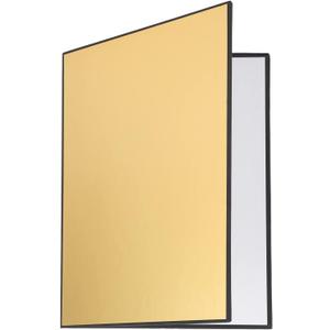 3-in Size Light Reflector Cardboard - D, e & Folding Photography Accessory for Brilli Lighting Control (Gold, White and Black)