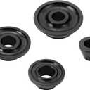 Wheel Balancer Cone 36mm Shaft Cone 1.77" To 5.39" Size 4 PCS Wheel Balancer Parts 36mm Standard Shaft, #45 Carbon Steel Wheel Balancer Hold Down Cone Set, Universal Fits Most Car Light Truck