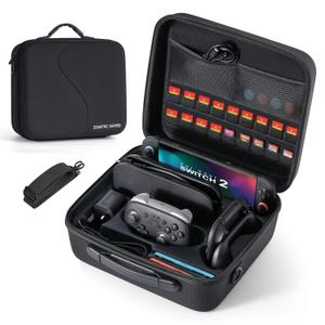 STARTRC GAMES Switch 2 All in One Carrying Case for Nintendo Switch 2, Portable Hard Travel Case with Game Card Slots, Portable Storage Carry Bag for Switch 2 Console Pro Controller Accessories