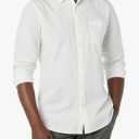 Amazon Essentials Men's Long-Sleeve Slim-Fit Stretch Poplin Shirt, 16Y